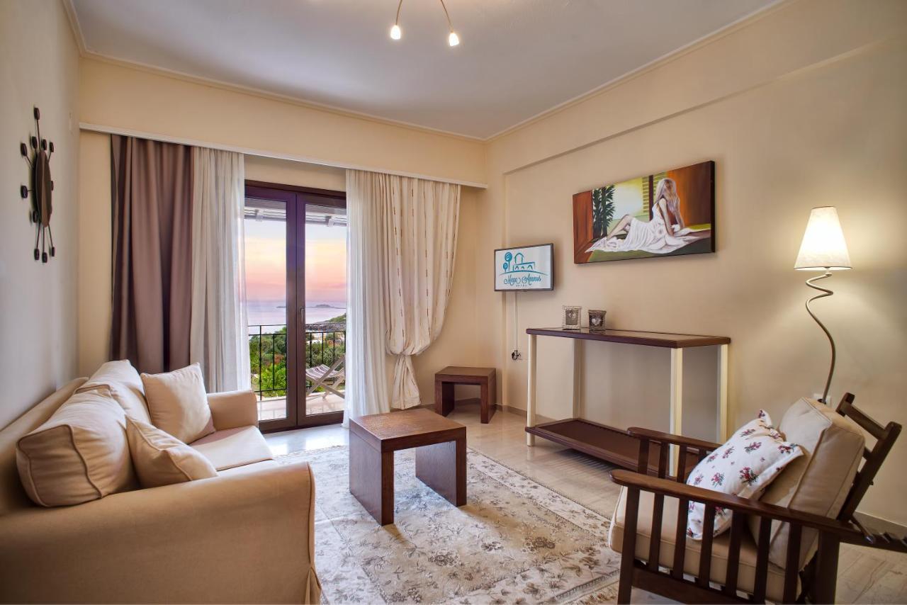 Mega Ammos Hotel Szívota Kültér fotó